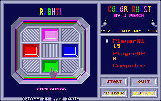 Color Quest atari screenshot